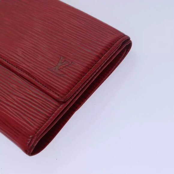 authenticity guaranteed LOUIS VUITTON Epi Wallet 9Set Red Yellow black - Picture 9 of 16